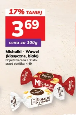 Michałki białe Wawel promocja w Hitpol