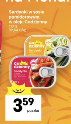 Sardynki w sosie pomidorowym Codzienny promocja w Delikatesy Centrum