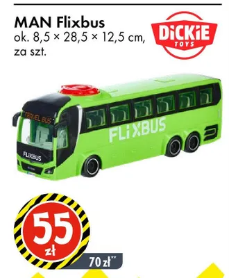 MAN Flixbus ok. 8,5 x 28,5 x 12,5 cm promocja w Tedi