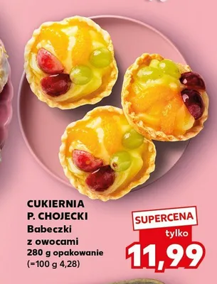 Babeczki z owocami Cukiernia P. Chojecki promocja w Kaufland