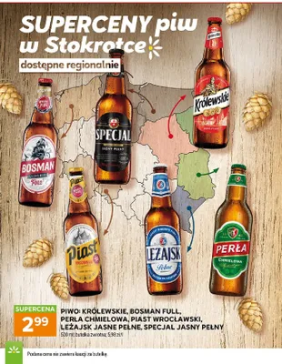 Piwo Królewskie Jasne Pełne butelka zwrotna promocja w Stokrotka