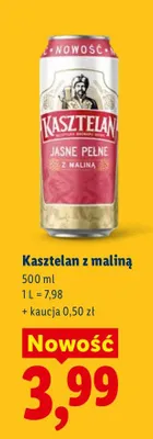 Piwo z maliną promocja w Lidl