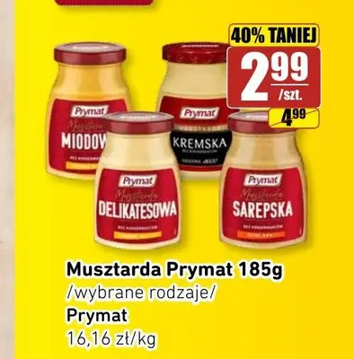 Musztarda kremska Prymat promocja w API Market