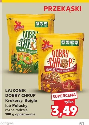 Paluchy Lajkonik Dobry Chrup promocja w Kaufland