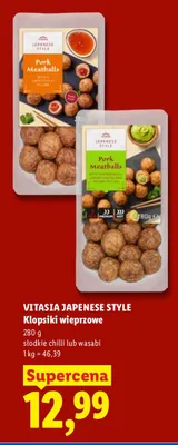 Klopsiki wieprzowe słodkie chilli Vitasia Japanese Style promocja w Lidl