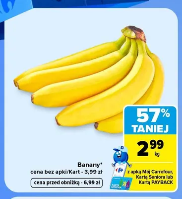 Banany promocja w Carrefour Market