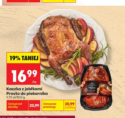 Kaczka z jabłkami Prosto do Piekarnika promocja w Biedronka