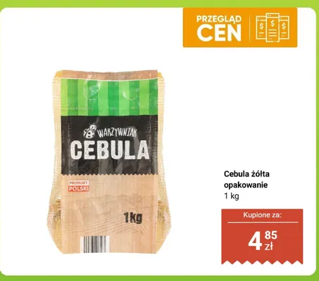 Cebula żółta 1 kg promocja w Biedronka