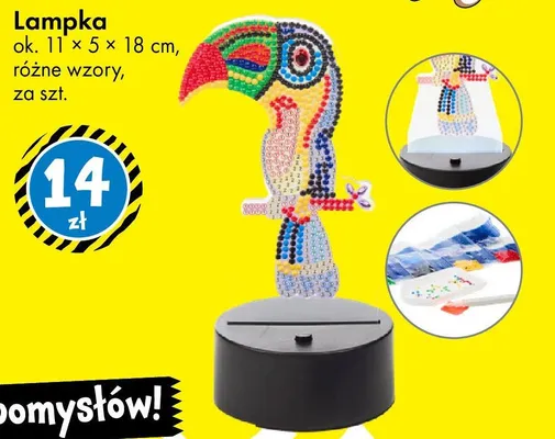 Lampka różne wzory promocja w Tedi