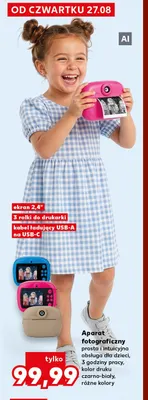 Aparat fotograficzny dla dzieci promocja w Kaufland