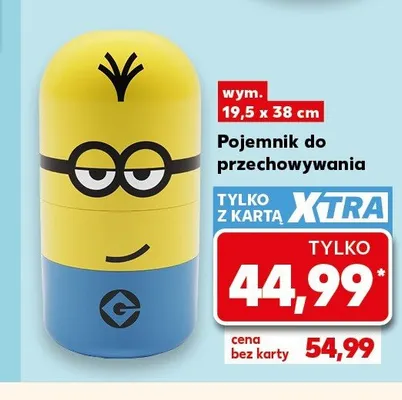 Pojemnik do przechowywania Minionki 19,5x38 cm promocja w Kaufland