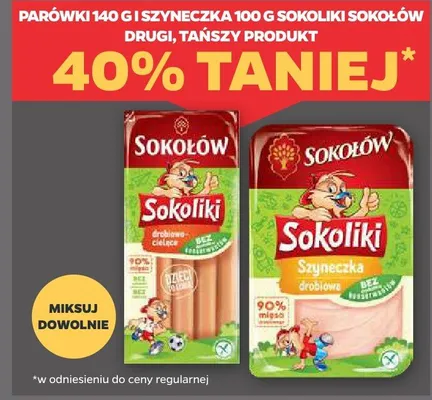 Szyneczka drobiowa Sokoliki Sokołów promocja w Netto