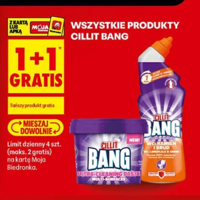 Pasta czyszcząca CILLIT BANG promocja w Biedronka