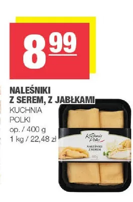 Naleśniki z jabłkami Kuchnia Polki promocja w SPAR