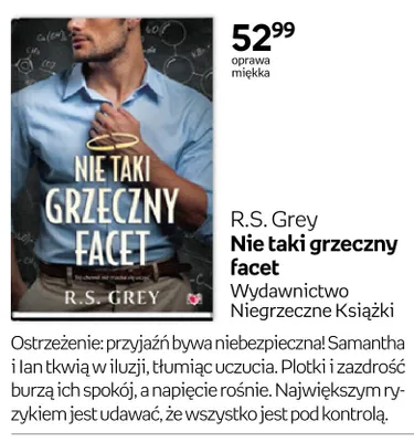 Książka Nie taki grzeczny facet R.S. Grey promocja w Empik