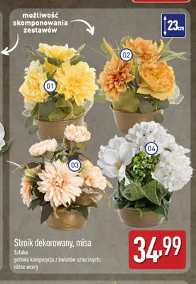 Stroik dekorowany misa promocja w Aldi