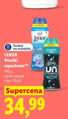 Perełki zapachowe Lenor promocja w Lidl