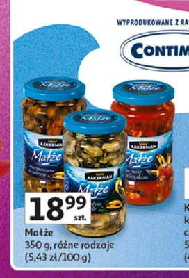Małże Aakerman promocja w Auchan