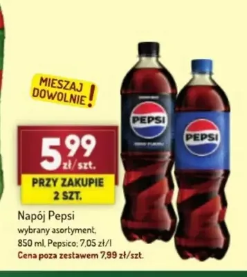 Napój gazowany Pepsi Max promocja w Avita