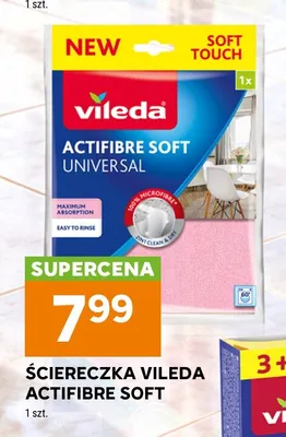Ściereczka Vileda Actifibre Soft promocja w Stokrotka