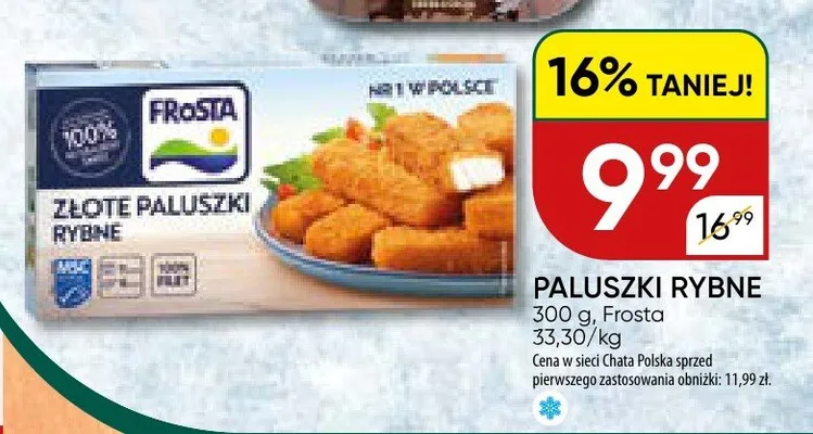 Paluszki rybne promocja w Chata Polska