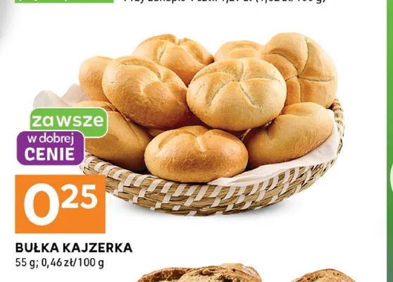 Bułka kajzerka promocja w Stokrotka