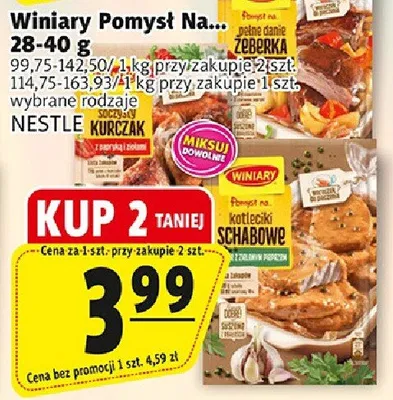Winiary Pomysł Na... 28-40g różne rodzaje promocja w Prim Market