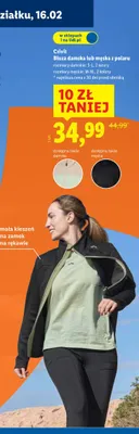 Bluza damska z polaru promocja w Lidl