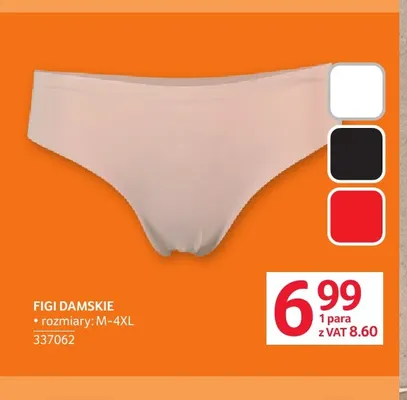 Figi damskie promocja w Selgros