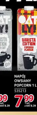 Napój owsiany Popcorn Oatly promocja w Selgros