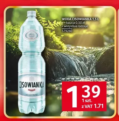 Woda Cisowianka promocja w Selgros