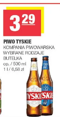 Piwo Tyskie Gronie promocja w SPAR