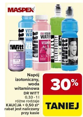 Napój izotoniczny różne rodzaje promocja w Carrefour