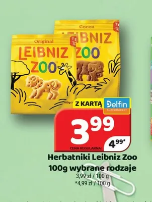 Herbatniki Leibniz Zoo Original promocja w Delfin