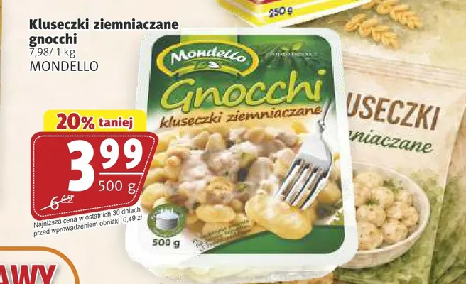 Kluseczki ziemniaczane gnocchi Mondello promocja w Prim Market