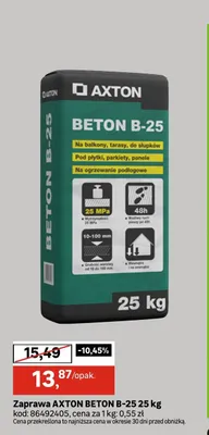 Zaprawa AXTON BETON B-25 promocja w Leroy Merlin