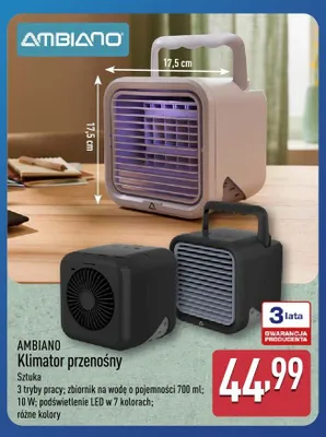 Klimator przenośny Ambiano promocja w Aldi