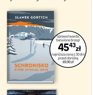 Książka Sławek Gortych Schronisko, które spowijał mrok promocja w Empik