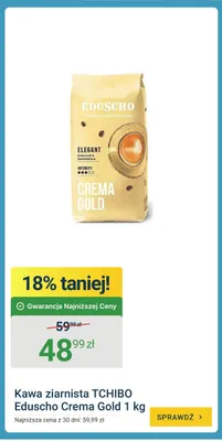 Kawa ziarnista Tchibo Eduscho Crema Gold promocja w ERLI