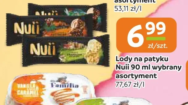 Lody na patyku Nuii promocja w Gama
