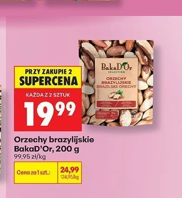 Orzechy brazylijskie BakaD'Or promocja w Biedronka