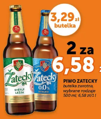 Piwo butelka zwrotna, wybrane rodzaje promocja w Euro Sklep