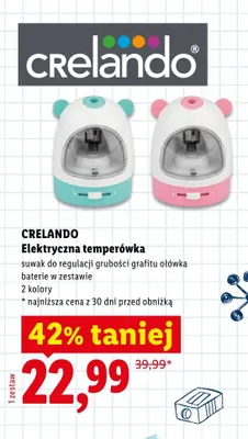 Elektryczna temperówka Crelando promocja w Lidl