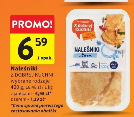 Naleśniki z jabłkami Z Dobrej Kuchni promocja w Intermarche