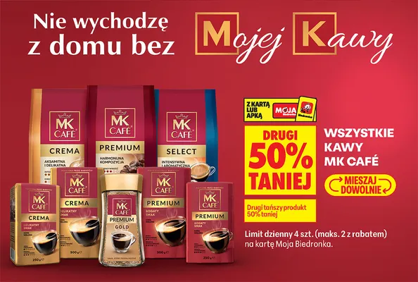 Kawy MK Café promocja w Biedronka