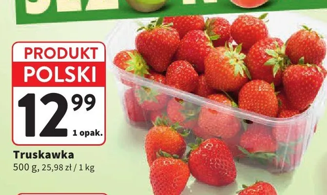 Truskawka polska promocja w Intermarche