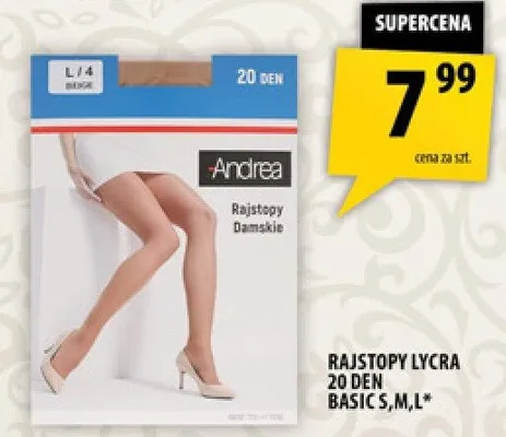 Rajstopy Lycra 20 den Basic S,M,L promocja w Arhelan