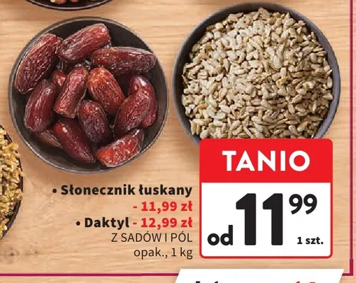 Słonecznik łuskany Z Sadów i Pól promocja w Intermarche