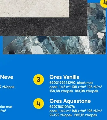 Gres Aquastone promocja w Castorama
