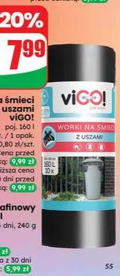 Worki na śmieci z uszami promocja w Dino